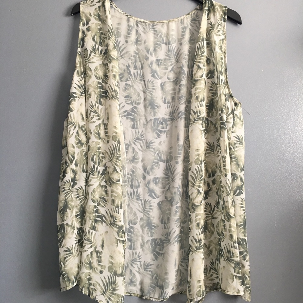 Kimono tropical print